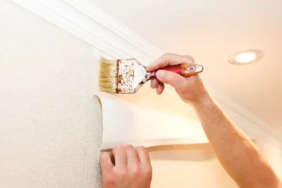 Pose de papier peint à Morcourt — revêtements muraux et toiles de verre
